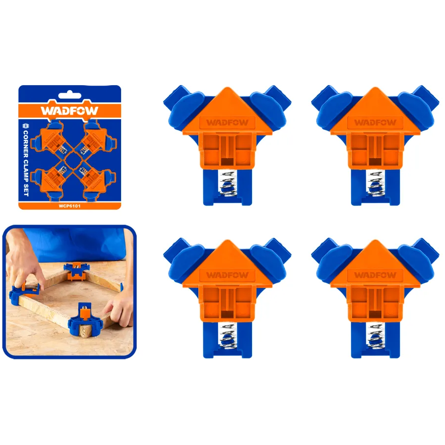 Wadfow WCZ6E01 Corner Clamp Set | Wadfow by KHM Megatools Corp. Wadfow WCZ6E01 Corner Clamp Set | Wadfow by KHM Megatools Corp.